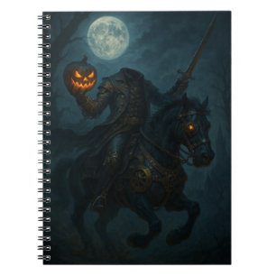 Steampunk Gothic Horror Headless Horseman Notebook