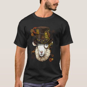 Steampunk Gothic Sheep Lamb Mechanical Farm Animal T-Shirt