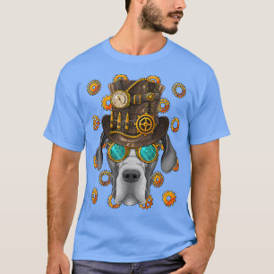 Steampunk Great Dane Mediaeval Victorian Steam Pow T-Shirt