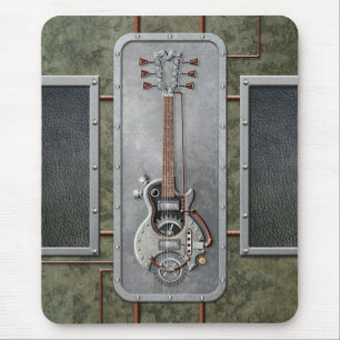 Steampunk Guitar Mouse Mat