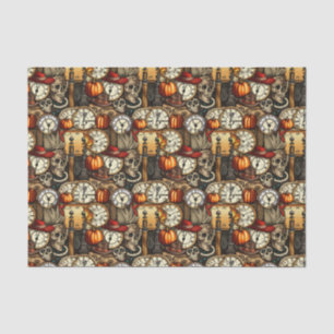 Steampunk Halloween Delights Tissue Paper