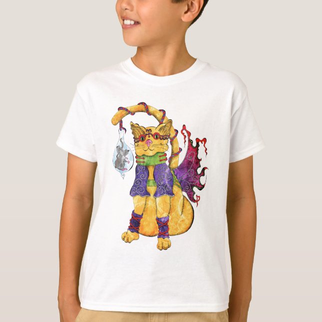 Steampunk Hansel Cat Tee (Front)