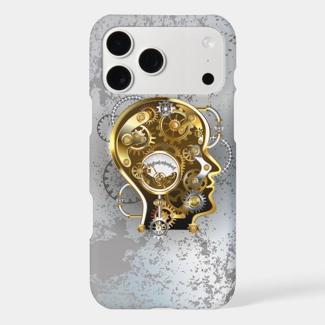 Steampunk head with manometer (Back)