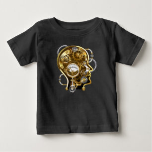 Steampunk head with manometer baby T-Shirt