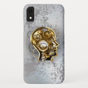 Steampunk head with manometer iPhone XR case