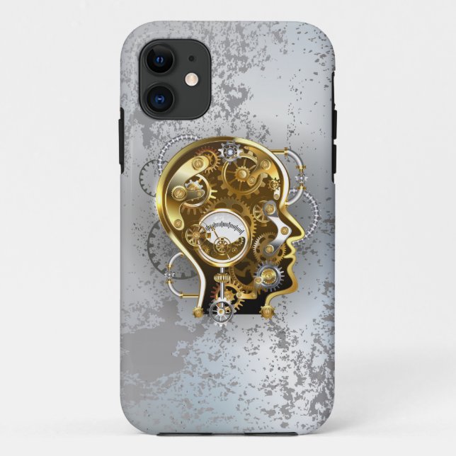 Steampunk head with manometer Case-Mate iPhone case (Back)