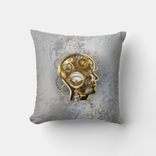 Steampunk Head with Manometer Cushion