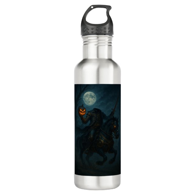 Steampunk Headless Horseman 710 Ml Water Bottle (Front)