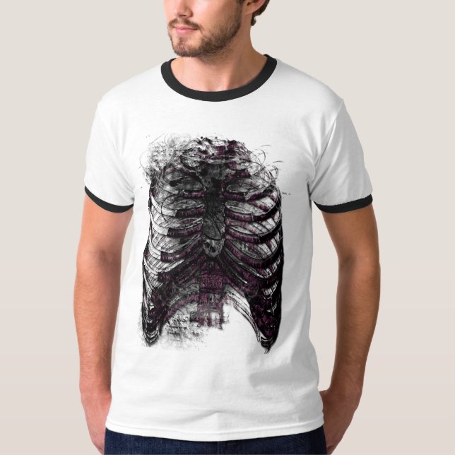 Steampunk Heart Cage T-Shirt (Front)