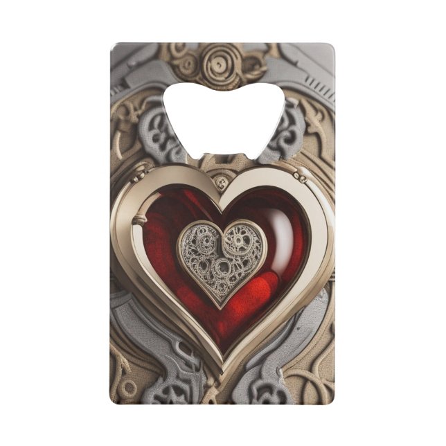 Steampunk Heart – Intricate Mechanical Love  (Front)