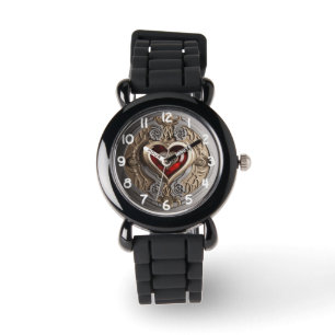 Steampunk Heart – Intricate Mechanical Love  Watch