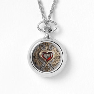 Steampunk Heart – Intricate Mechanical Love  Watch