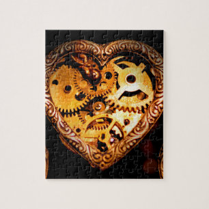 steampunk heart jigsaw puzzle