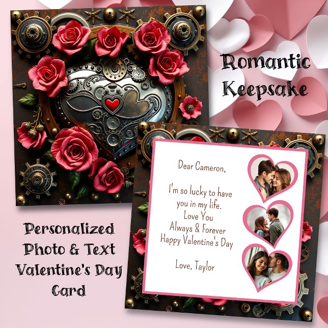 Steampunk Heart Valentine's Day | Photo Template (Creator Uploaded)
