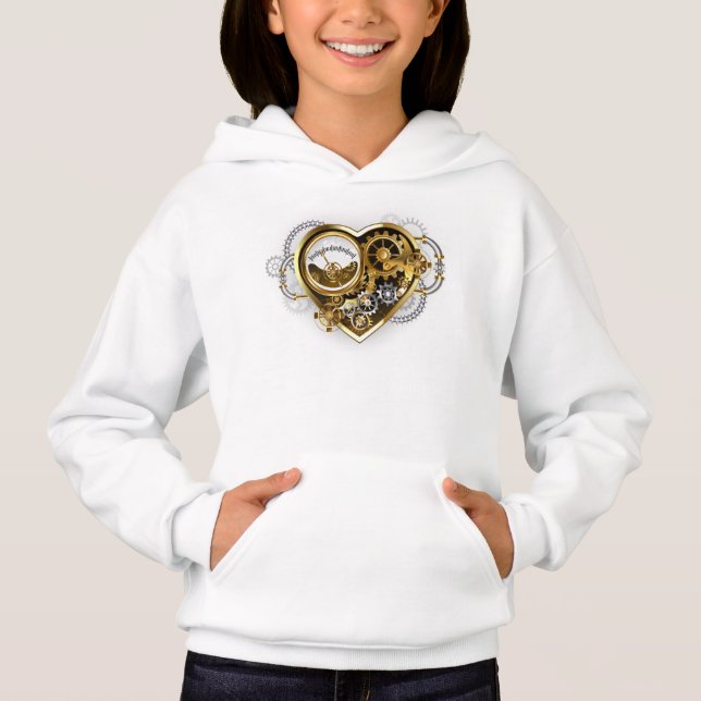 Steampunk Heart with a Manometer (Front)