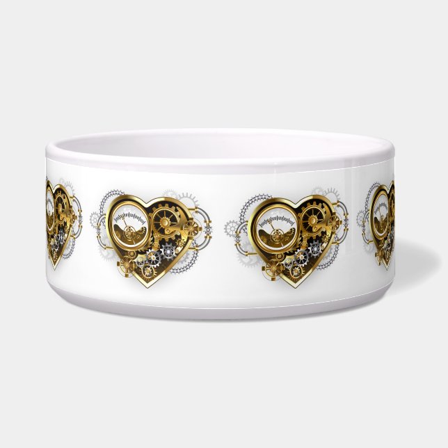 Steampunk Heart with a Manometer (Front)