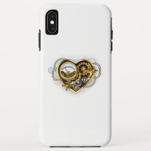 Steampunk Heart with a Manometer iPhone XS Max Case