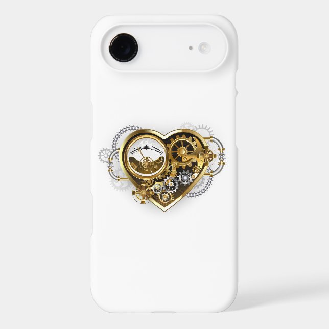 Steampunk Heart with a Manometer Case-Mate iPhone Case (Back)