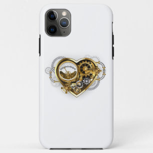 Steampunk Heart with a Manometer iPhone 11 Pro Max Case