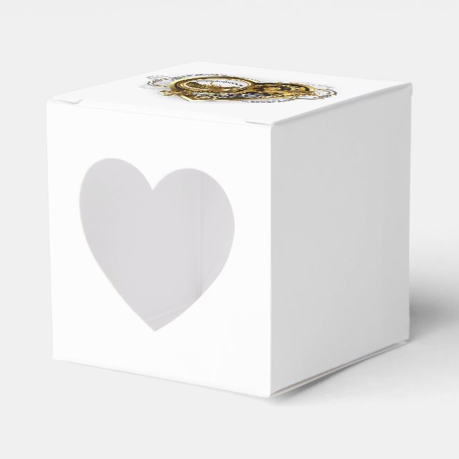 Steampunk Heart with a Manometer Favour Box (Front Side)