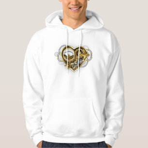 Steampunk Heart with a Manometer Hoodie