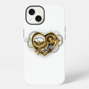 Steampunk Heart with a Manometer iPhone 13 Case