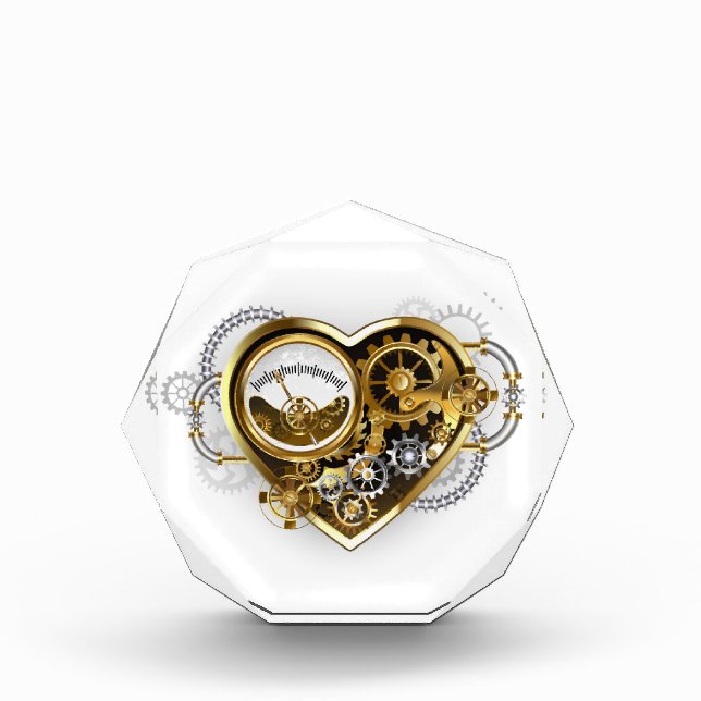 Steampunk Heart with a Manometer Photo Block (Front)