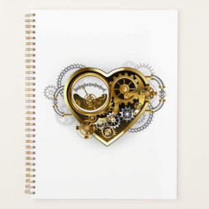 Steampunk Heart with a Manometer Planner