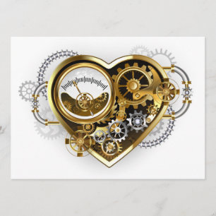 Steampunk Heart with a Manometer Programme