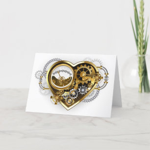 Steampunk Heart with a Manometer Programme
