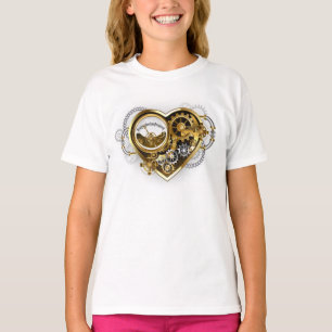 Steampunk Heart with a Manometer T-Shirt