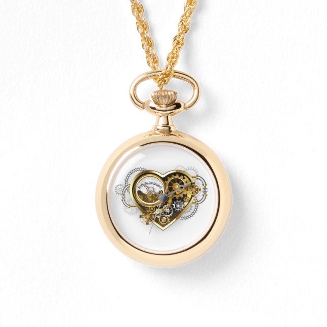 Steampunk Heart with a Manometer Watch (Front)