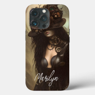 Steampunk Hide Your Eyes Original Artwork     iPhone 13 Pro Case