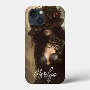Steampunk Hide Your Eyes Original Artwork     iPhone 13 Mini Case