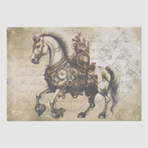 Steampunk Horse Tissue Paper