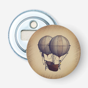 Steampunk Hot Air Balloons with Ship Bottle Opener