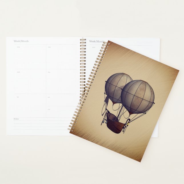Steampunk Hot Air Balloons with Ship Planner (Display)