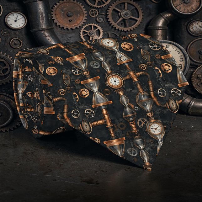 Steampunk Industrial Custom Necktie Tie (Creator Uploaded)