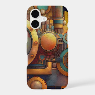 Steampunk Industrial Geometry Art