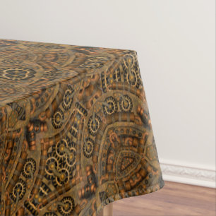 Steampunk Industrial Vintage Clockwork Tablecloth