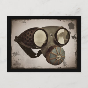 Steampunk Inspired Goggles Postcard
