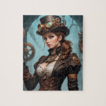 Steampunk Inspired Graphic Jigsaw Puzzle
