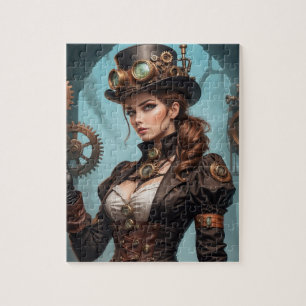 Steampunk Inspired Graphic Jigsaw Puzzle