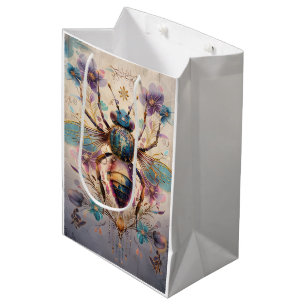 Steampunk Jewel Beetle Fantasy Art (1) Medium Gift Bag