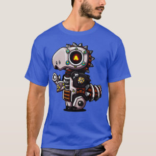Steampunk Kawaii Dragon Robot 2 T-Shirt