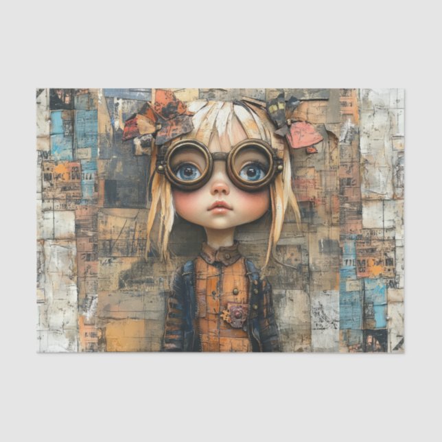 Steampunk Kids VIII Tissue Paper (Front)