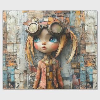 Steampunk Kids Wrapping Paper