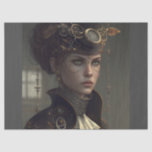 Steampunk Lady Tissue Paper<br><div class="desc">This is an AI image I created using Midjourney.</div>