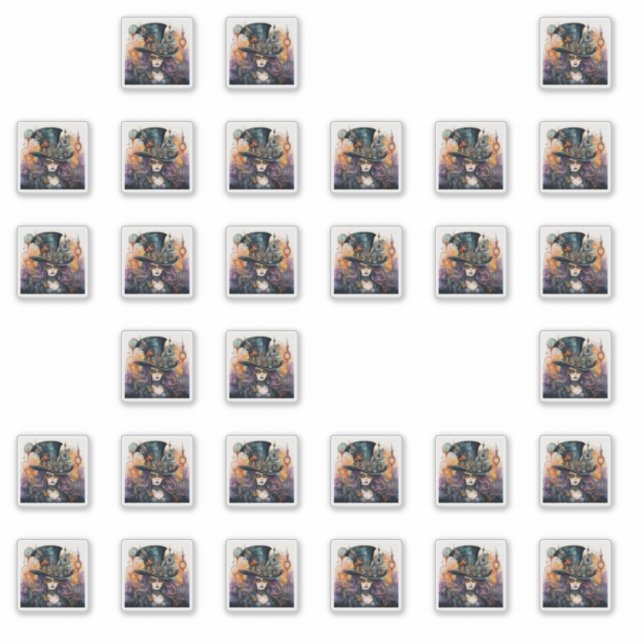 Steampunk Lady with top drama make up (Front)