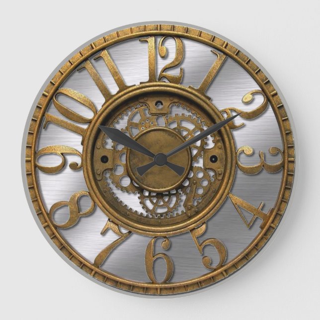 Steampunk Large Clock (Front)